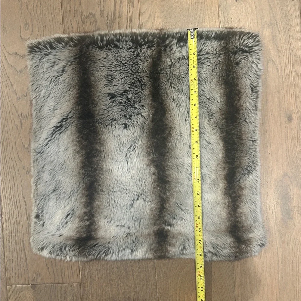 West Elm Faux Fur Ombre Pillow Cover